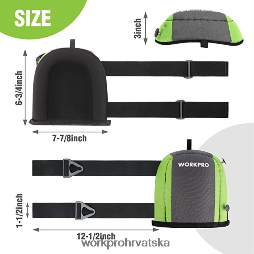 20 V akumulatorske škare za živicu & 2 u 1 ručne škare za živicu & 2-dijelne škare za orezivanje i vrtni jastučići za koljena 404RPX320 morden WORKPRO alat