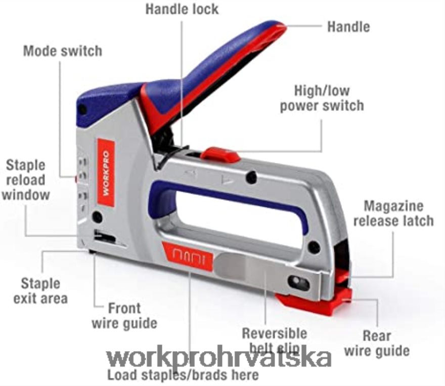 Komplet bežičnih rotirajućih alata od 12 V i komplet pribora za rotacijske alate od 276 dijelova i set stezaljki od 8 dijelova i komplet pištolja za spajalice 4 u 1 404RPX317 morden WORKPRO alat