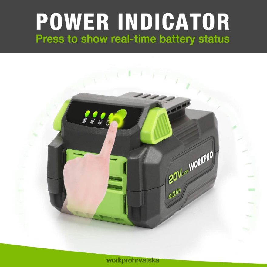 20v 4.0ah litij-ionska baterija 404RPX217 morden WORKPRO alat