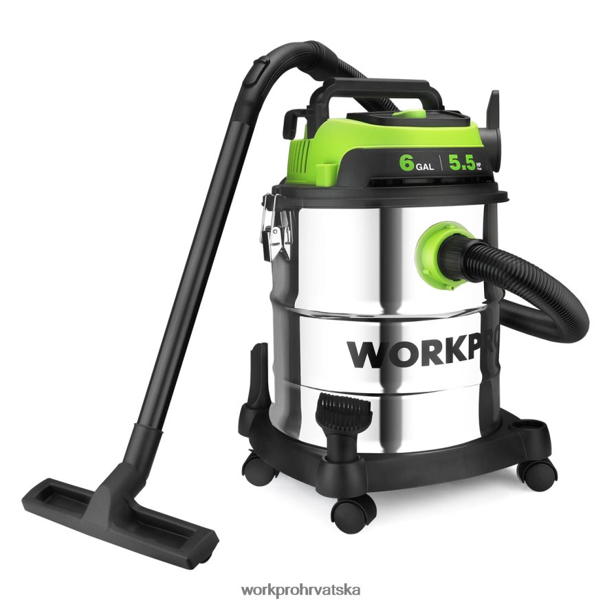 Usisivač za mokro/suho prodavaonicu od 6 galona s hepa filtrom, crijevom i dodacima za kućno/radilište sakupljanje prašine 404RPX213 morden WORKPRO alat