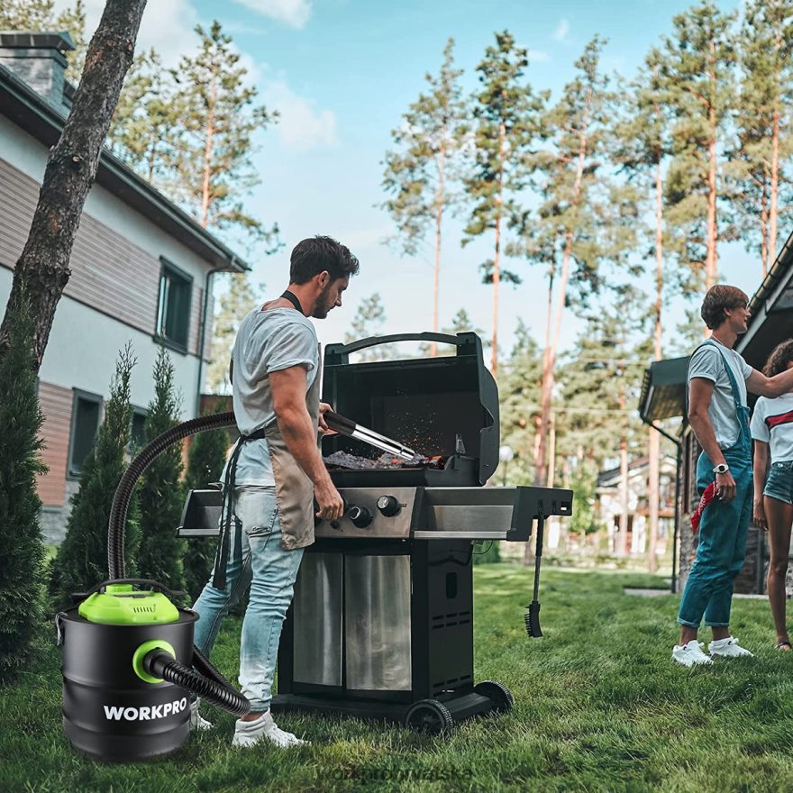 Usisivač za pepeo od 5,2 galona, ​​usisivač za pepeo od 5,5 konjskih snaga s najvećom snagom s hepa filtrom 404RPX212 koristan WORKPRO alat