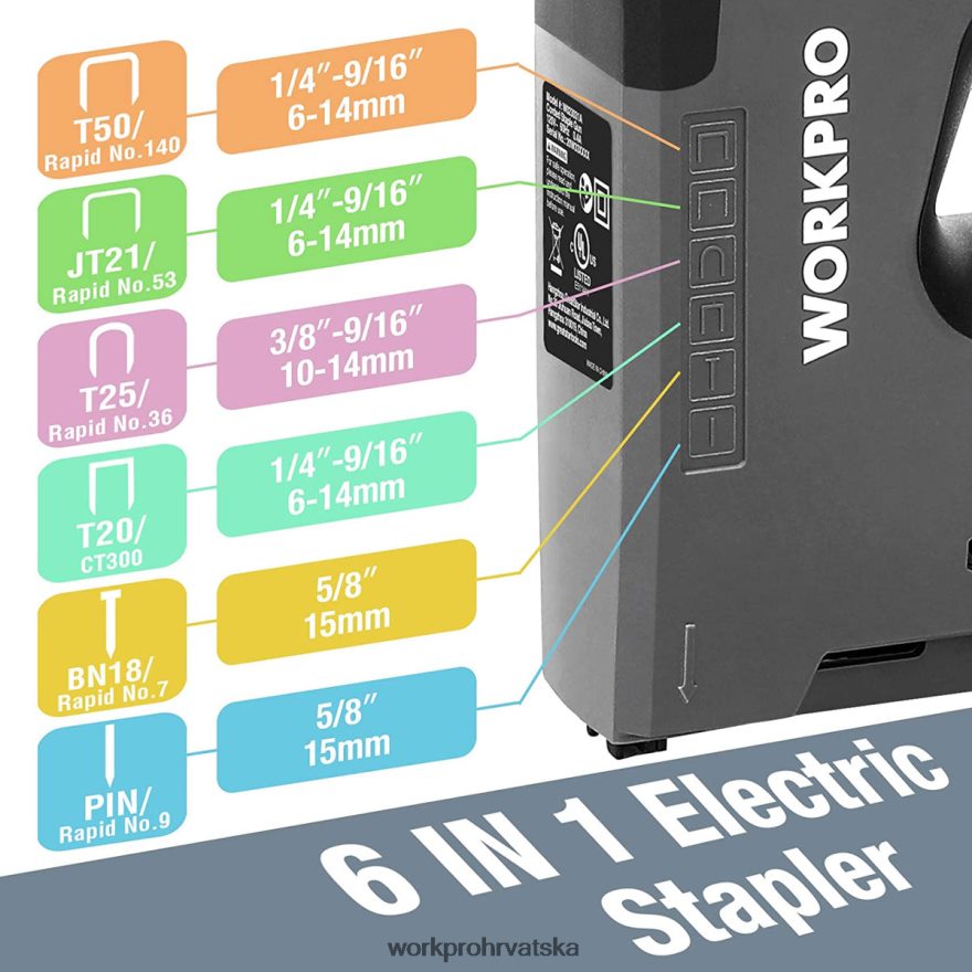 110v 6 u 1 električna klamerica za spajanje za diy projekte obrade drva 404RPX167 koristan WORKPRO alat