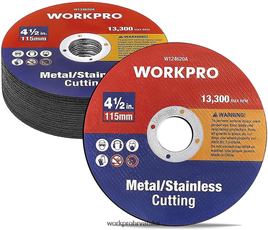 20 kom metalnih nehrđajućih reznih ploča tanke ploče za rezanje metala za kutnu brusilicu 404RPX195 koristan WORKPRO alat