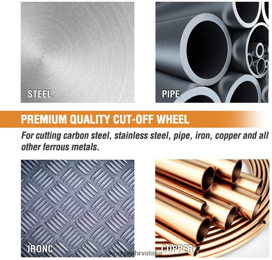 20 kom metalnih nehrđajućih reznih ploča tanke ploče za rezanje metala za kutnu brusilicu 404RPX195 koristan WORKPRO alat