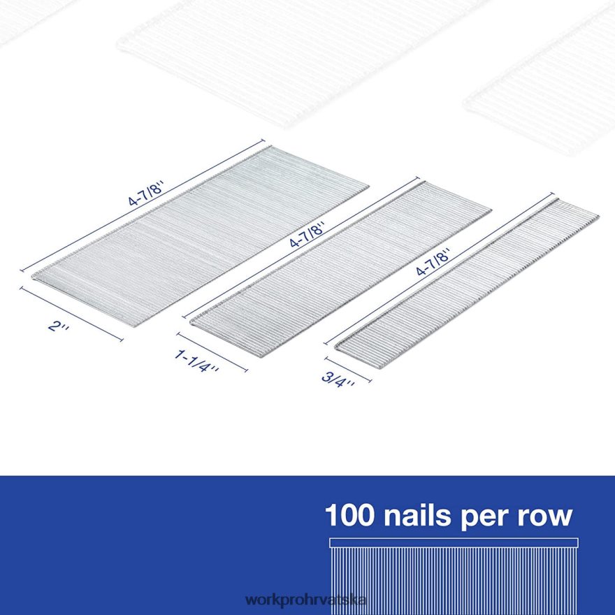 6000 count univerzalni čavli kalibra 18 za pneumatski električni zabijač čavala 404RPX207 koristan WORKPRO alat
