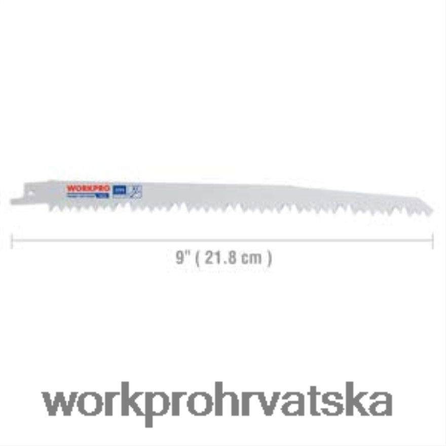 Set klipnih pila za obrezivanje drva od 5 komada od 9 inča 404RPX208 koristan WORKPRO alat