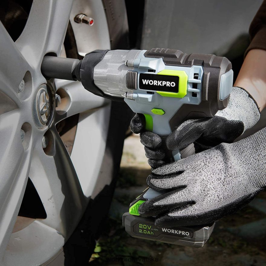 20v bežični udarni ključ s brzim punjačem za remen za jednostavno nošenje 404RPX187 morden WORKPRO alat