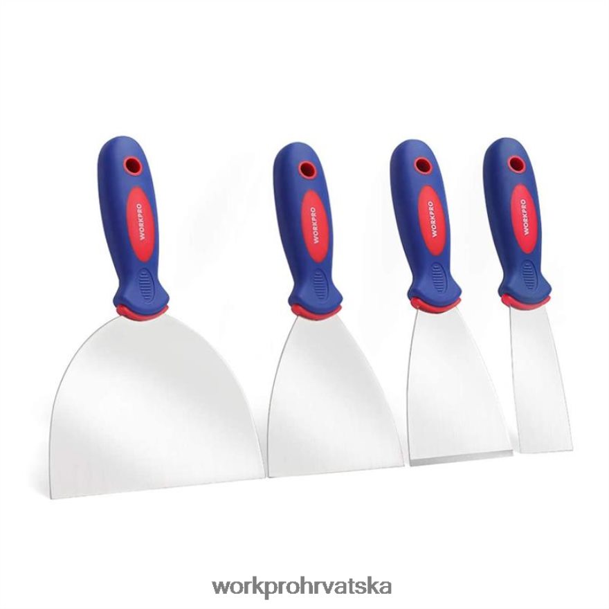 Set nožića za kit od 4 komada od nehrđajućeg čelika 404RPX149 novi WORKPRO alat