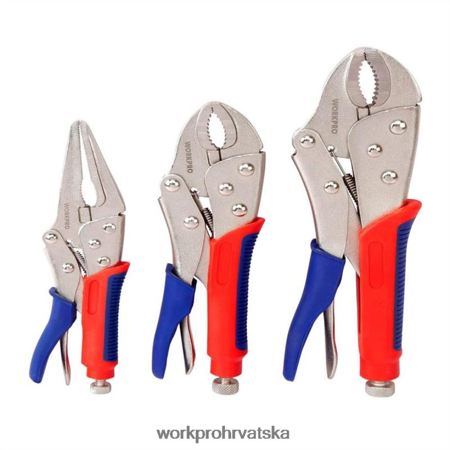 Set kliješta za zaključavanje od 3 komada 404RPX70 koristan WORKPRO alat