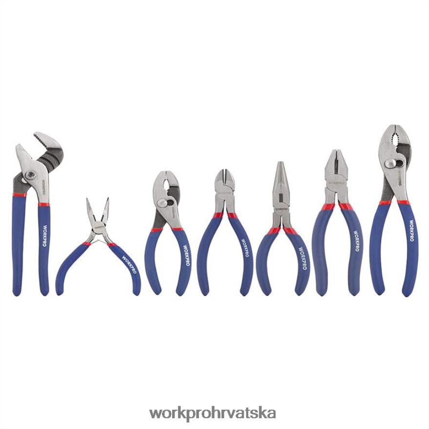 Set višenamjenskih kliješta od 7 komada za kućnu upotrebu 404RPX63 novi WORKPRO alat