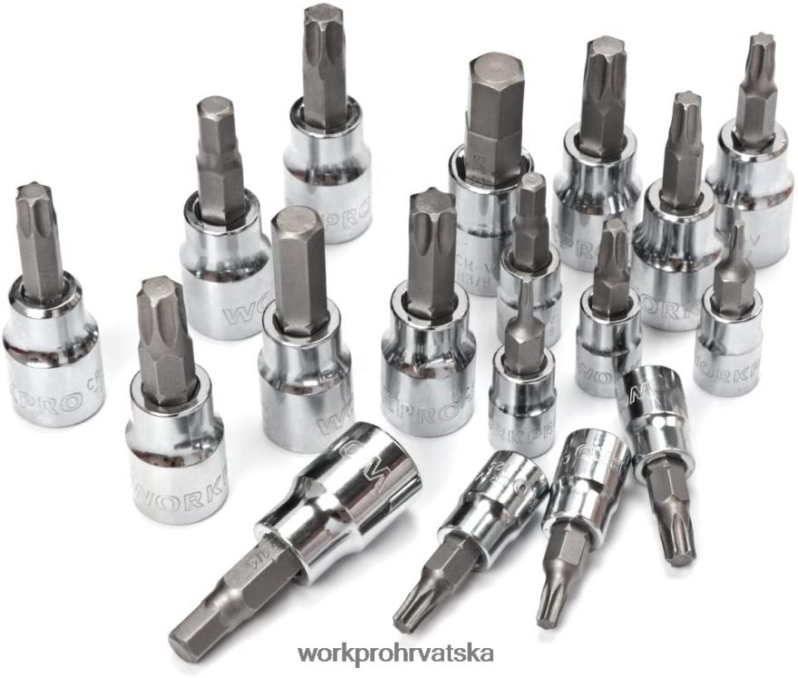 Univerzalni set alata za profesionalnu mehaniku od 450 komada s kutijom za teške uvjete rada 404RPX306 koristan WORKPRO alat