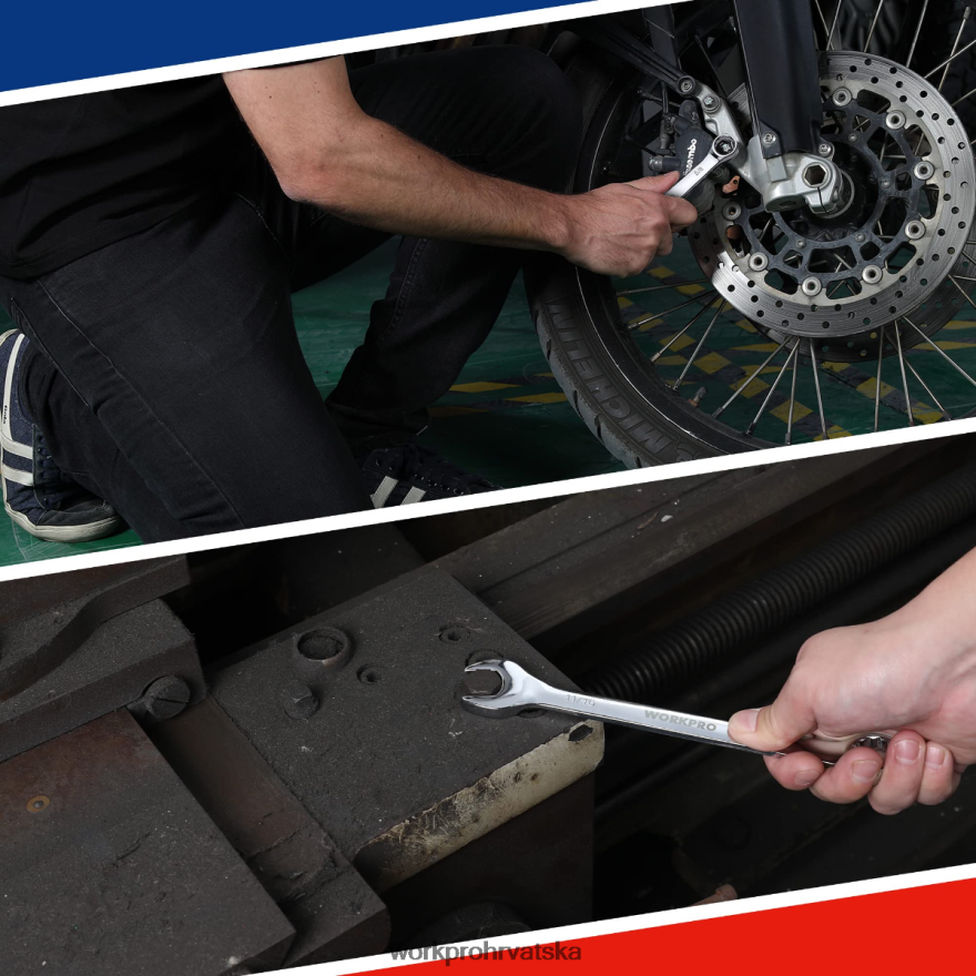 20 komada metričke i SAE kombinacije cr-v kompleta ključeva s 12 vrhova 404RPX93 morden WORKPRO alat