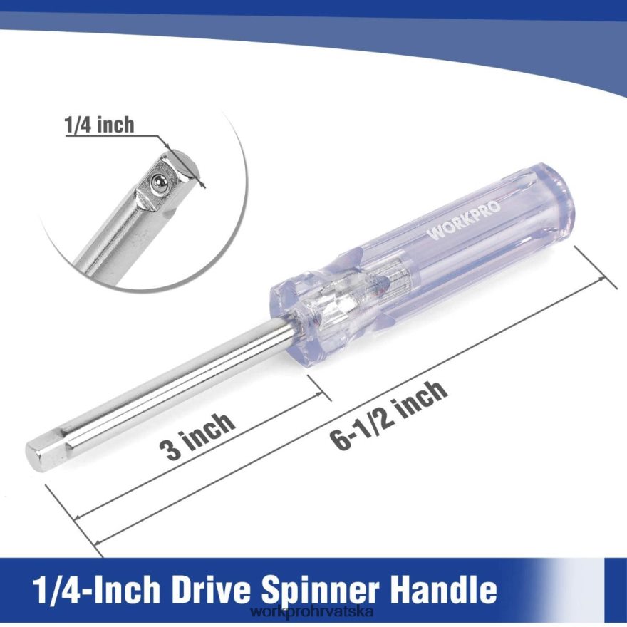 Set nasadnih ključeva od 39 komada, set malih nasadnih ključeva od 1/4 inča i 3/8 inča 404RPX140 novi WORKPRO alat