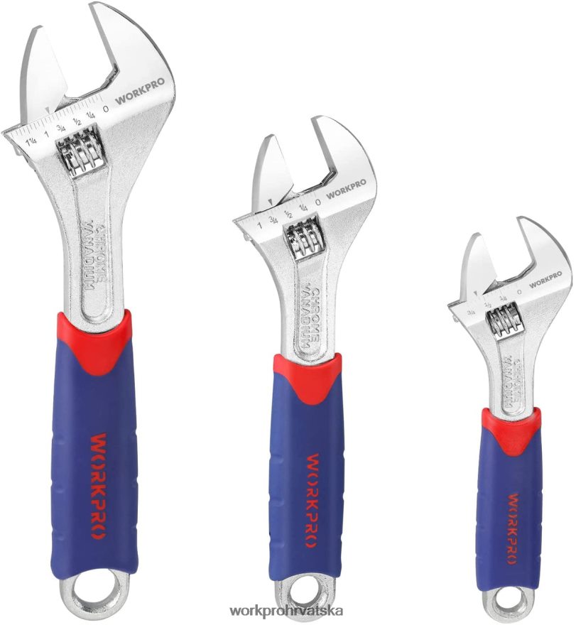 Set podesivih ključeva od 3 komada 404RPX83 morden WORKPRO alat
