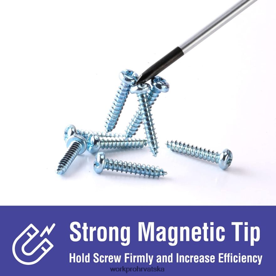 set magnetskih odvijača, 16 kom torx precizni križni odvijači s prorezom i magnetizatorom 404RPX98 novi WORKPRO alat