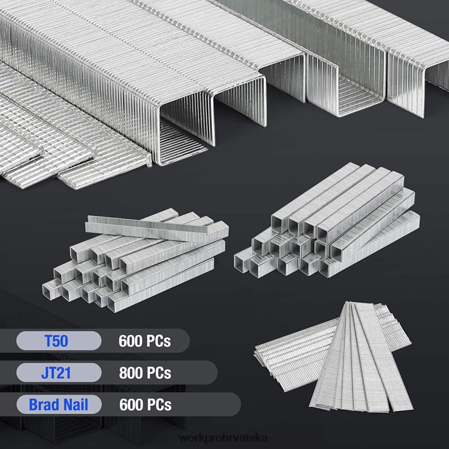 zabijač za teške uvjete rada 4 u 1 aluminijski zabijač s 2000 spajalica 404RPX58 koristan WORKPRO alat
