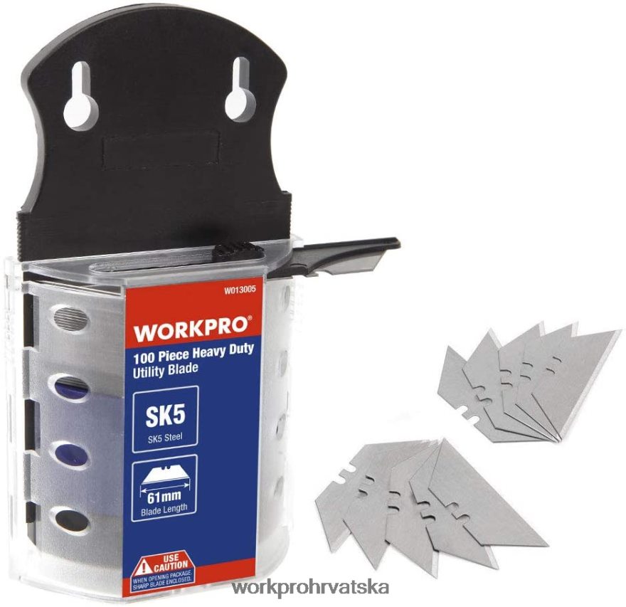 100 komada noževa s oštricama sk5 čelika s dozatorom 404RPX40 koristan WORKPRO alat