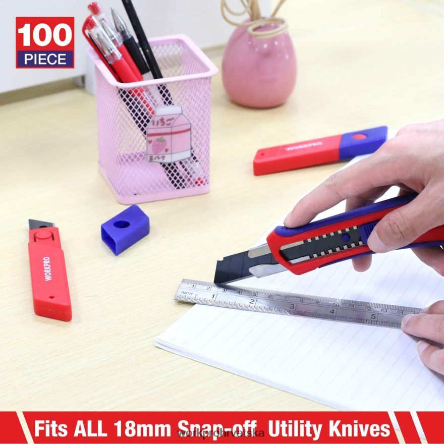 18 mm oštrice koje se otkidaju sk5 čelična zamjenska oštrica odgovara paketu od 100 404RPX53 koristan WORKPRO alat