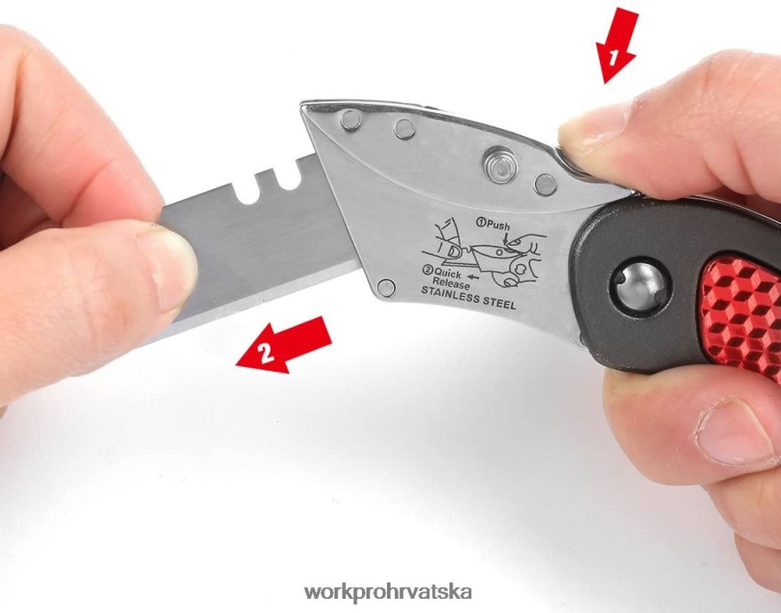 set sklopivih pomoćnih noževa s brzom izmjenom oštrice 404RPX42 morden WORKPRO alat