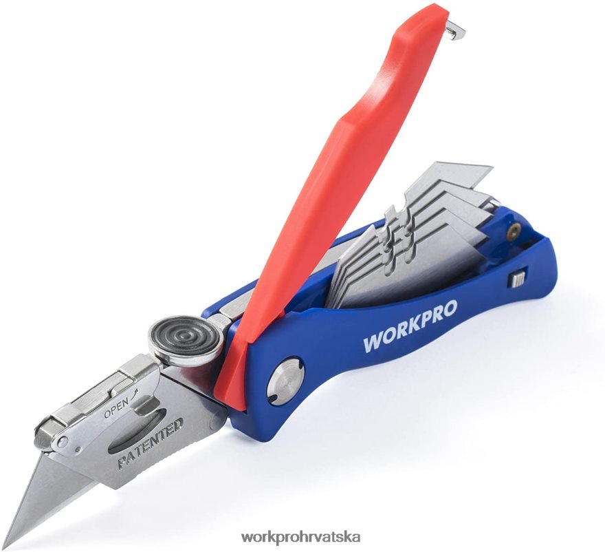 sklopivi pomoćni nož brzoizmjenjivi rezač kutija 404RPX50 koristan WORKPRO alat
