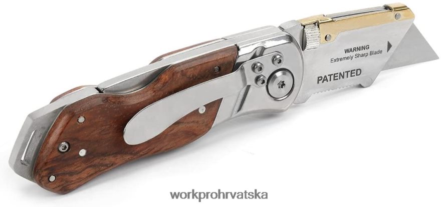 sklopivi pomoćni nož drvena drška za teške uvjete rada 404RPX39 morden WORKPRO alat