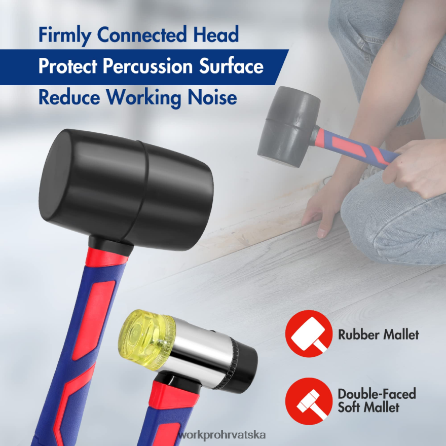 Set čekića od 5 komada 404RPX136 morden WORKPRO alat