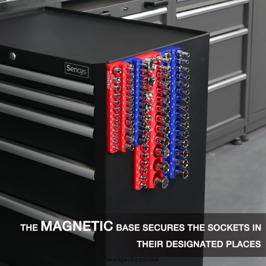 set organizatora magnetnih spremnika od 4 kom 404RPX134 morden WORKPRO alat