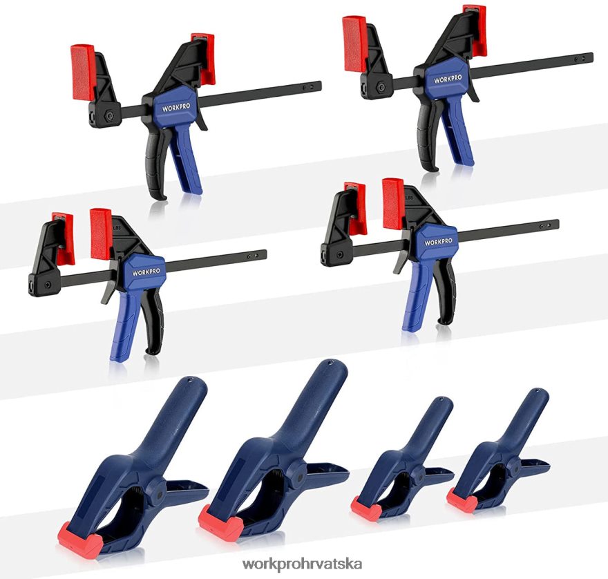 Set stega od 8 komada za obradu drva 404RPX114 morden WORKPRO alat