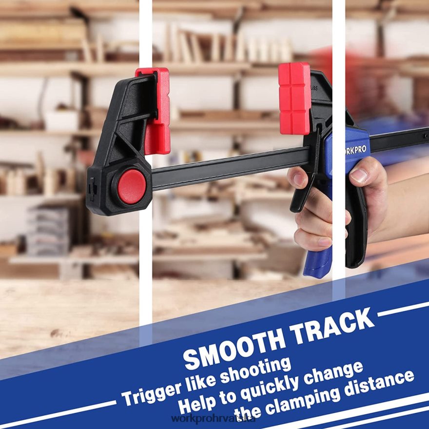 stezaljke za šipke za obradu drva, 150/300 lbs cap 404RPX121 novi WORKPRO alat