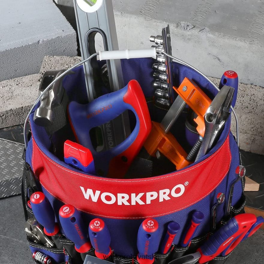 organizator alata s kantom s 51 džepom (alati nisu uključeni) 404RPX20 koristan WORKPRO skladištenje